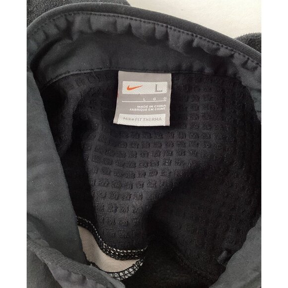 Nike Sweater Adult Large Black Therma Fit Sweatshirt 1/4 Zip Pullover Fleece - Picture 8 of 11